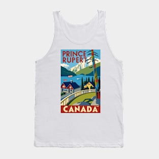 A Vintage Travel Art of Prince Rupert - Canada Tank Top